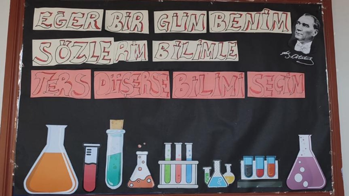 Okul Ortaklığı Projesi Kapsamında Dünya Kimya Günü Pano Çalısması